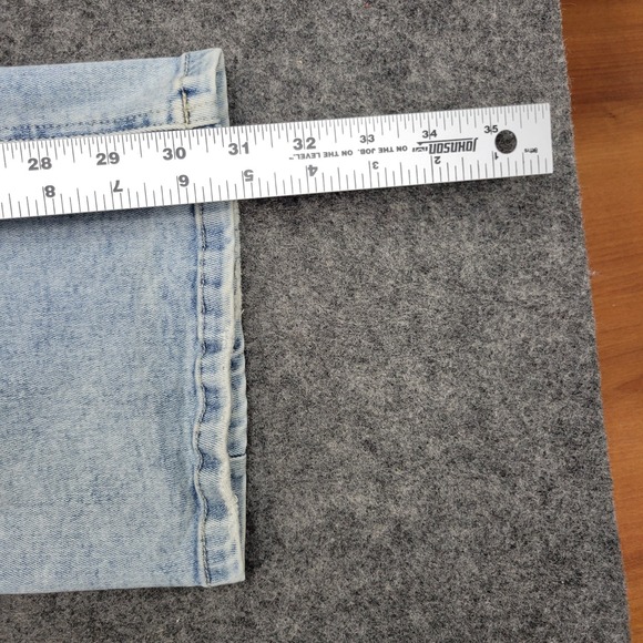 YMI Jeans Womens 9/29 Light Wash Stretch Boho Streetwear Bootcut Leg Y2K Fairy - Picture 11 of 12